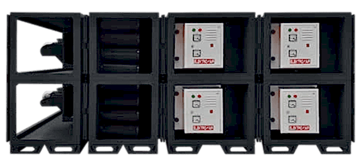 ÇİFT KADEME ELEKTROSTATİK TEK KADEME SİLİNDİR KARBON FİLTRE PLUG FANLI