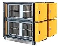 Çift Kademe ESF + Çift Karbon Filtreli Elektrostatik Filtre